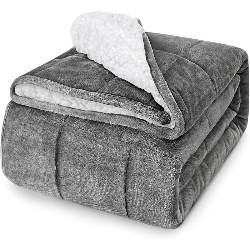 Wish Flannel Weighted Blanket Sleeping Gravity Blanket Cross Border Lamb Plush Heavy Blanket