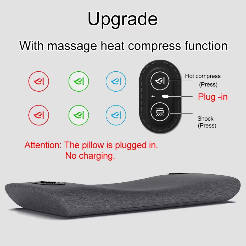 Waist Pillow Bed Sleeping Waist Protection Pad Electric Massage Lying Flat Waist Pain Waist Support Heating Vibrating Sleep Pad