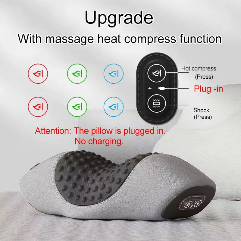 Waist Pillow Bed Sleeping Waist Protection Pad Electric Massage Lying Flat Waist Pain Waist Support Heating Vibrating Sleep Pad