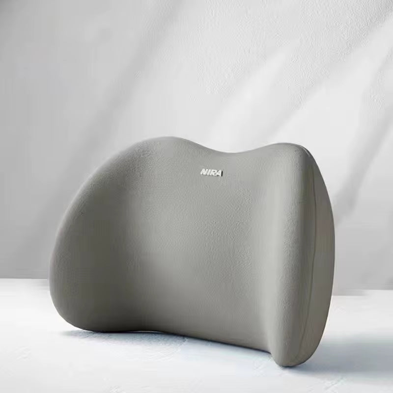 Car Headrest Lumbar Support Memory Foam Vertebral Lumbar Support Car Neck Pillow Back Cushion Office Car Interior Accessories