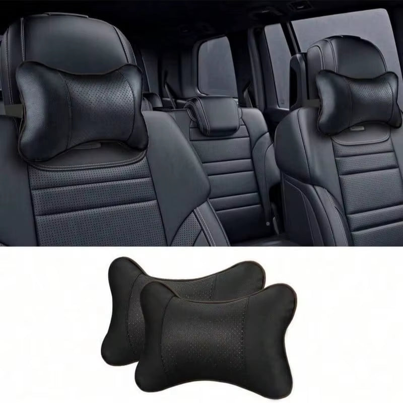 Auto Safety Car Seat Headrest with Breathable Mesh Relax Pillow Head and Neck Rest Cushion Auto Protector