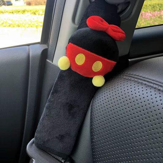 1Pc Cute Cartoon Toy Animal Car Seatbelt Cover Seat Belt Harness Cushion Auto Shoulder Strap Protector Pad for Children/ Kids