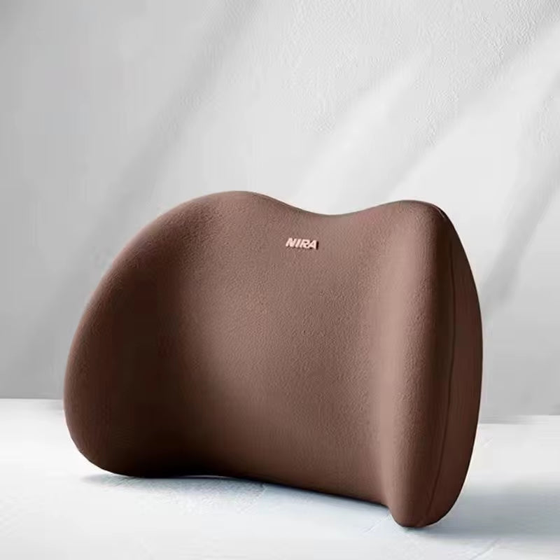 Car Headrest Lumbar Support Memory Foam Vertebral Lumbar Support Car Neck Pillow Back Cushion Office Car Interior Accessories
