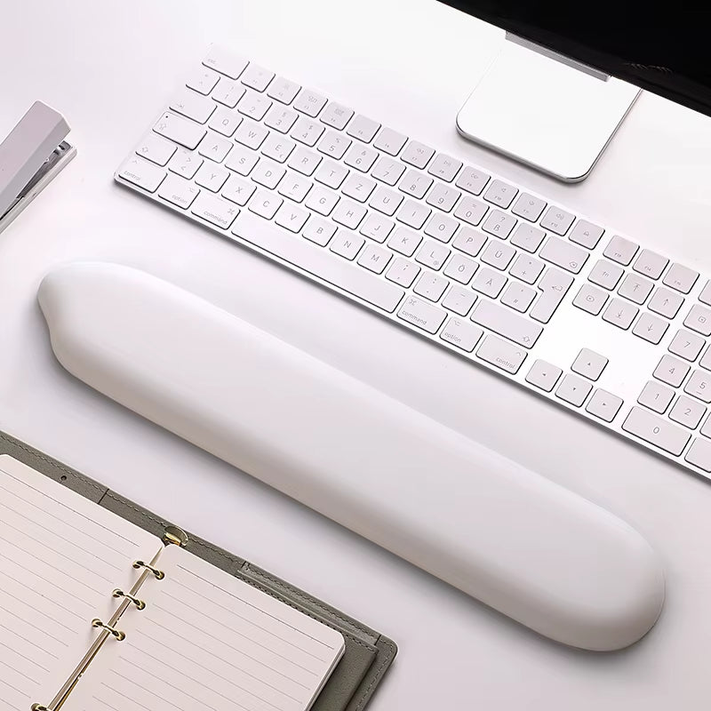 Ergonomics Silicone Wrist Protector Keyboard Hand Rest Soft Touch Office Men and Women Hand Pillow Rice Shaped Mouse Pad
