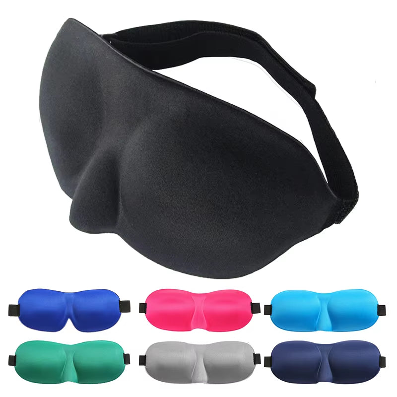 3D Sleeping Mask Eyepatch Block Out Light Soft Paded Sleep Rest Relax Aid Cover Patch Blindfold Face Shade Eyeshade Eyes Patchs