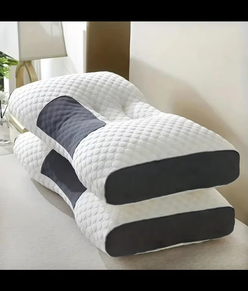 Soft Neck Pillow, Adjustable Ergonomic Orthopedic Contour Support, High Quality Pillow Core, for Sleeping Comfort