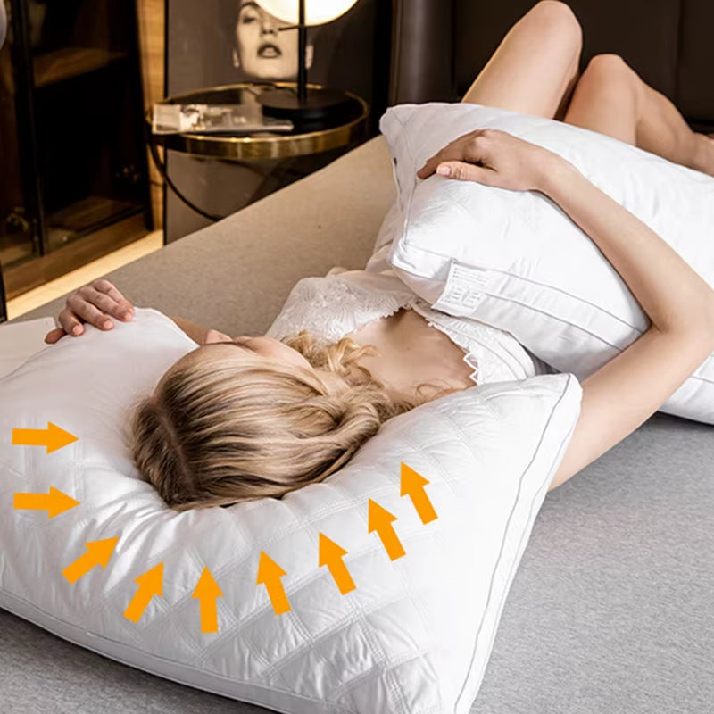Cervical Spine Protection Hotel Pillow for Sleep Aid Home Use Dormitory Single Pillow Core Designed for Comfortable Rest