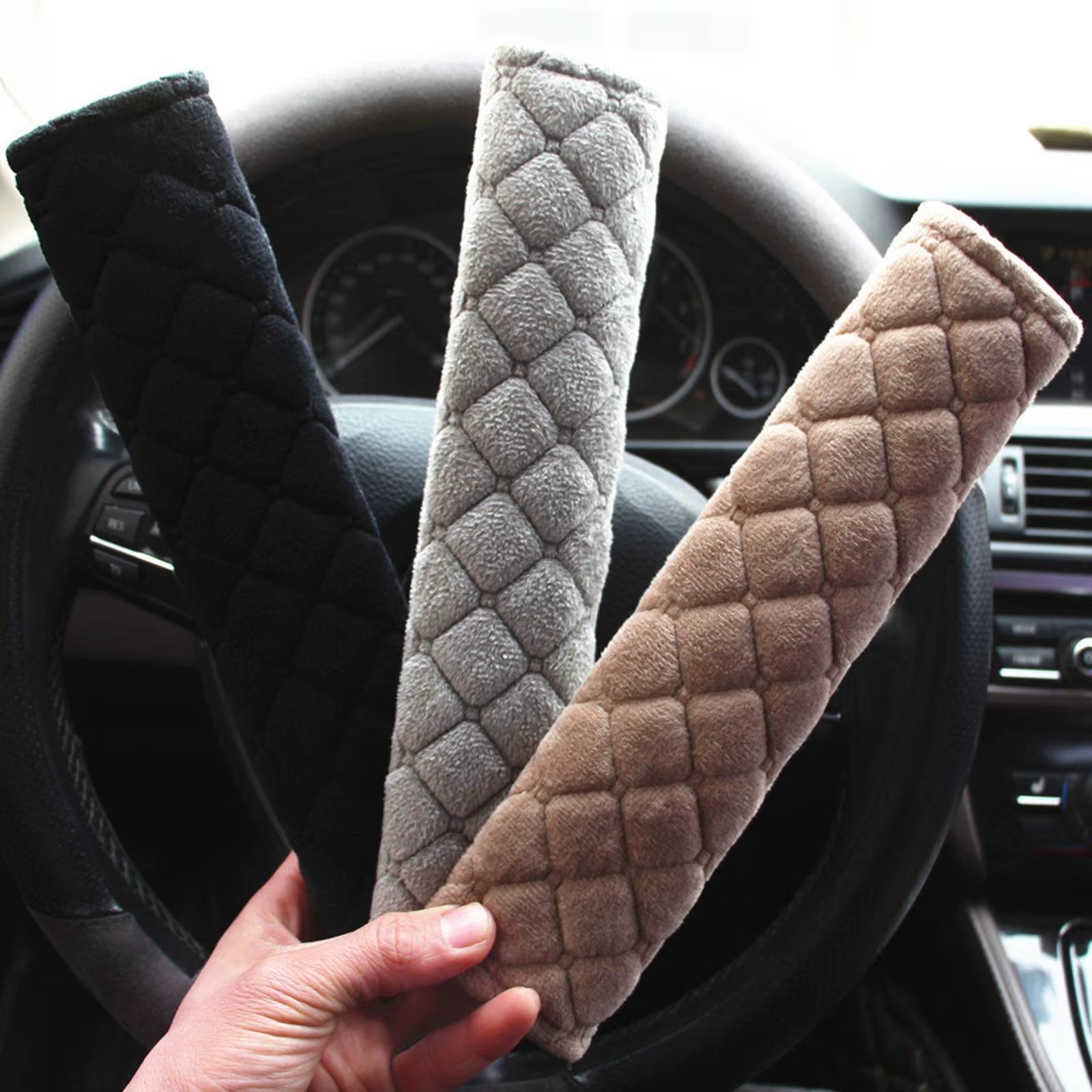 Car Seat Belt Cover Seatbelt Shoulder Pad Cushions Universal Safety Belt Shoulder Protection Comfortable Seat Belt Covers