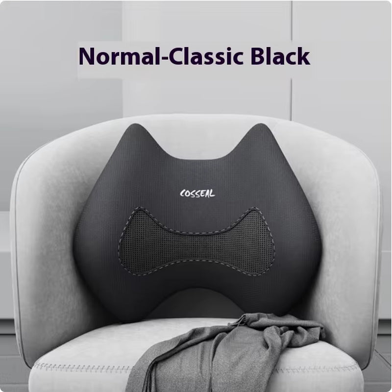 New Office Chair Adjustable Headrest Ergonomically Designed Retractable Bracket Pillow Waist Protection Cushion Comfortable Rest