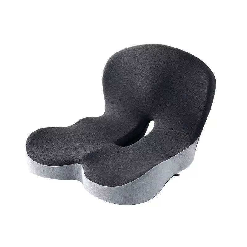 Ergonomic Seat Cushion with Backrest,Soft, Supportive, and Washable Office Chair Pad for Hip and Waist Comfort, Ideal for Long S