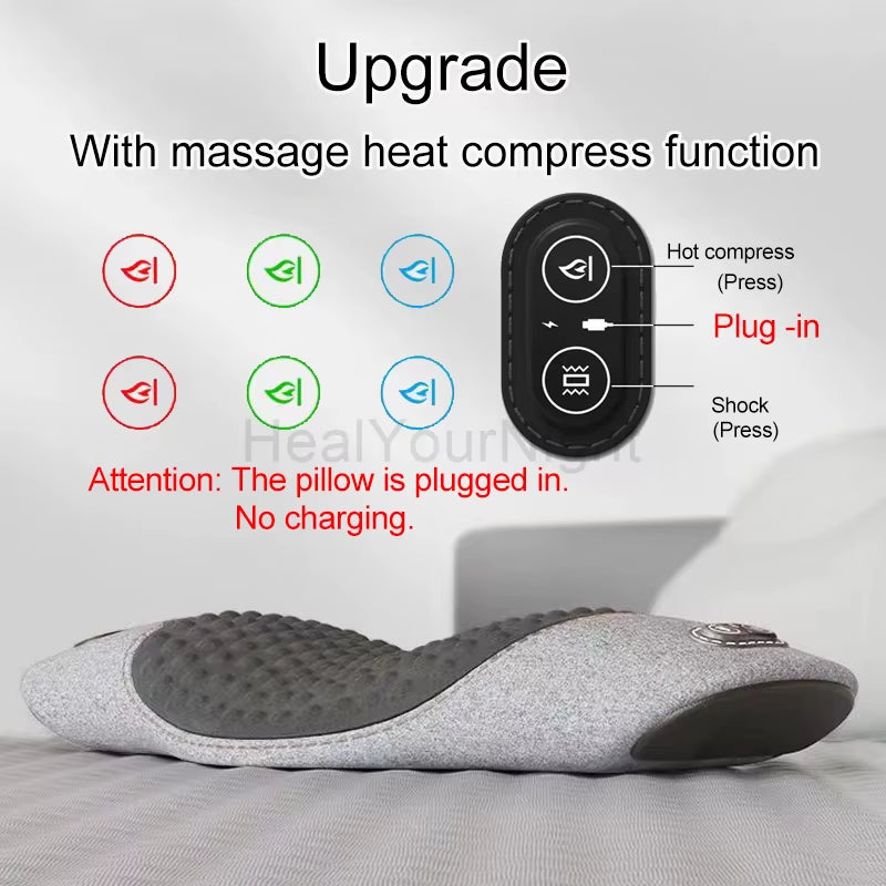 Waist Pillow Bed Sleeping Waist Protection Pad Electric Massage Lying Flat Waist Pain Waist Support Heating Vibrating Sleep Pad