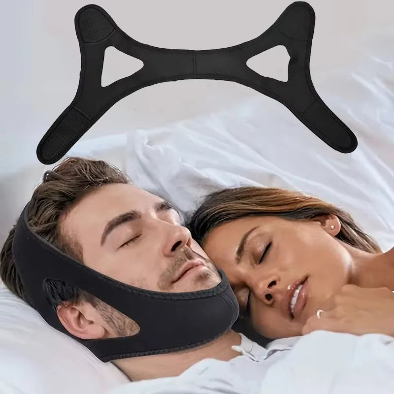 Anti-Snoring Band Open Mouth Breathing Corrective Anti-Snoring Chin Rest Sleep Open Mouth Rest