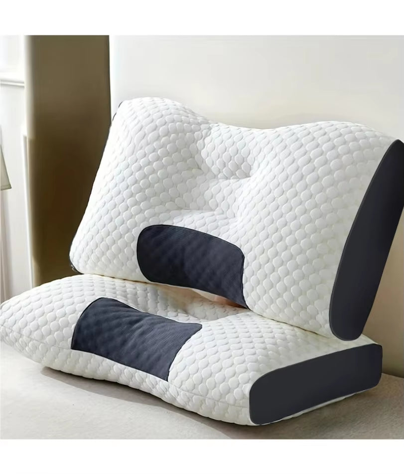 Soft Neck Pillow, Adjustable Ergonomic Orthopedic Contour Support, High Quality Pillow Core, for Sleeping Comfort