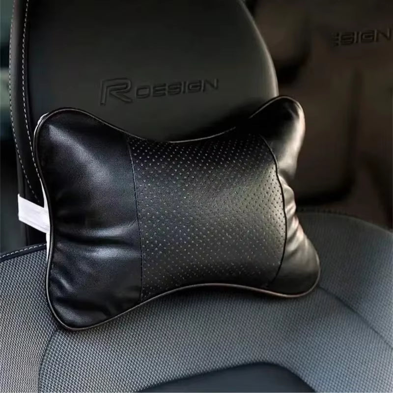 Auto Safety Car Seat Headrest with Breathable Mesh Relax Pillow Head and Neck Rest Cushion Auto Protector