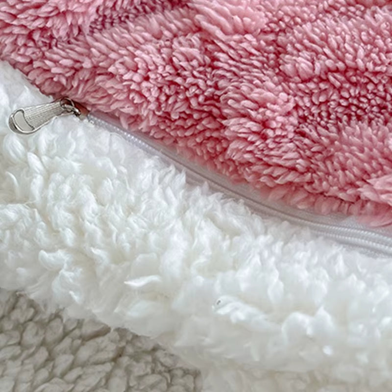 1Pc Weighted Blanket for Adults Premium Jacquard Sherpa Material Soft Warm Thickened for Stress Relief Ultimate Comfort Blanket