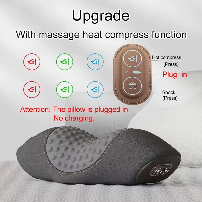 Waist Pillow Bed Sleeping Waist Protection Pad Electric Massage Lying Flat Waist Pain Waist Support Heating Vibrating Sleep Pad