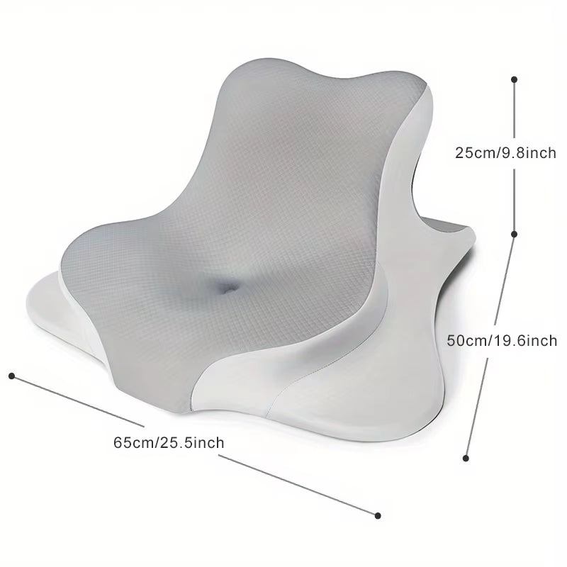 Reading Pillow for Bed, Lying, Leaning and Prone, Ergonomic Memory Foam Bed Wedge Pillow for Chin & Back Support Pillows